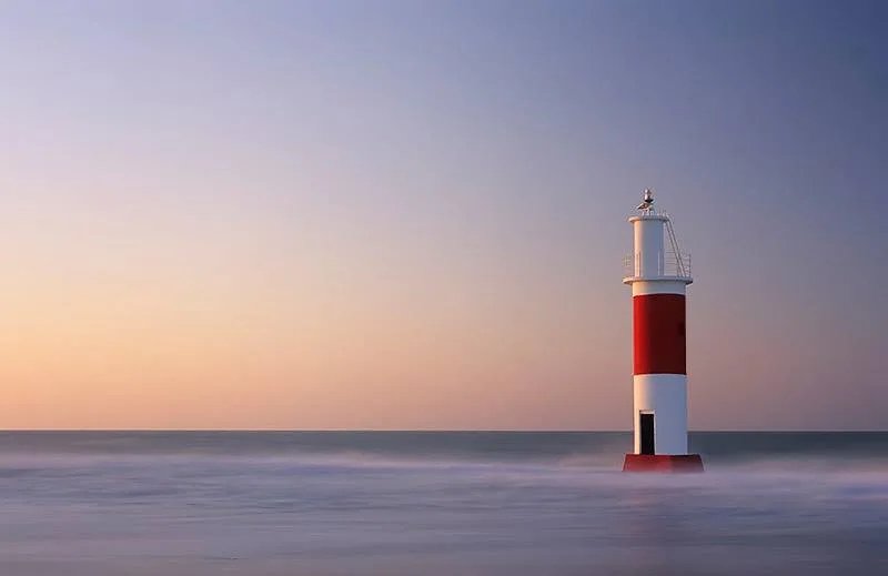 Farol de Galinhos ao entardecer
