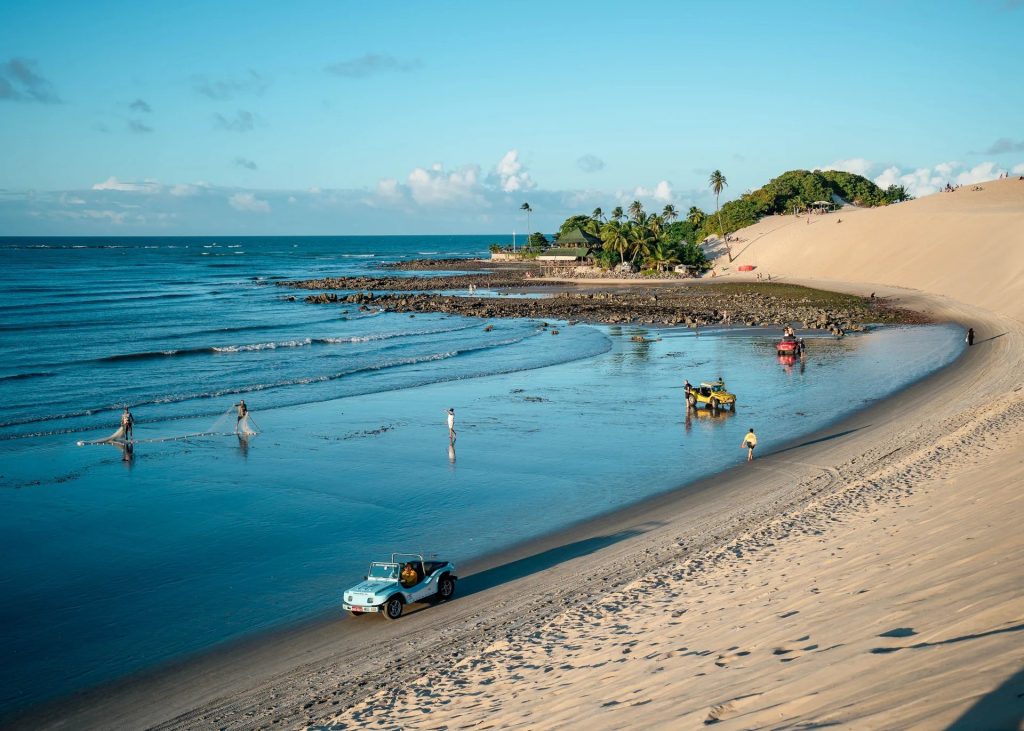 Praia e dunas de Genipabu