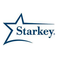 Logo Starkey, empresa atendida pela Tempo de Aventura